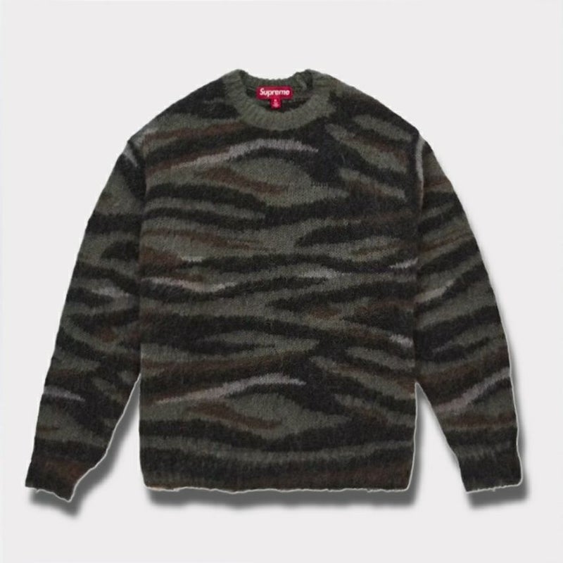 Supreme シュプリーム 2025AW Brushed Mohair Sweater ブラッシュド モヘア セーター カモ