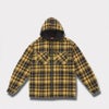  Supreme シュプリーム 2025AW Lined Zip Up Hooded Flannel Shirt ラインド ジップ アップ フード フランネル シャツ　イエロー