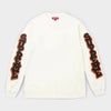Supreme シュプリーム 2026SS Cracked Sleeve L/S Top Tee クラックドスリーブ ロングスリーブトップTシャツ ウォッシュドホワイト