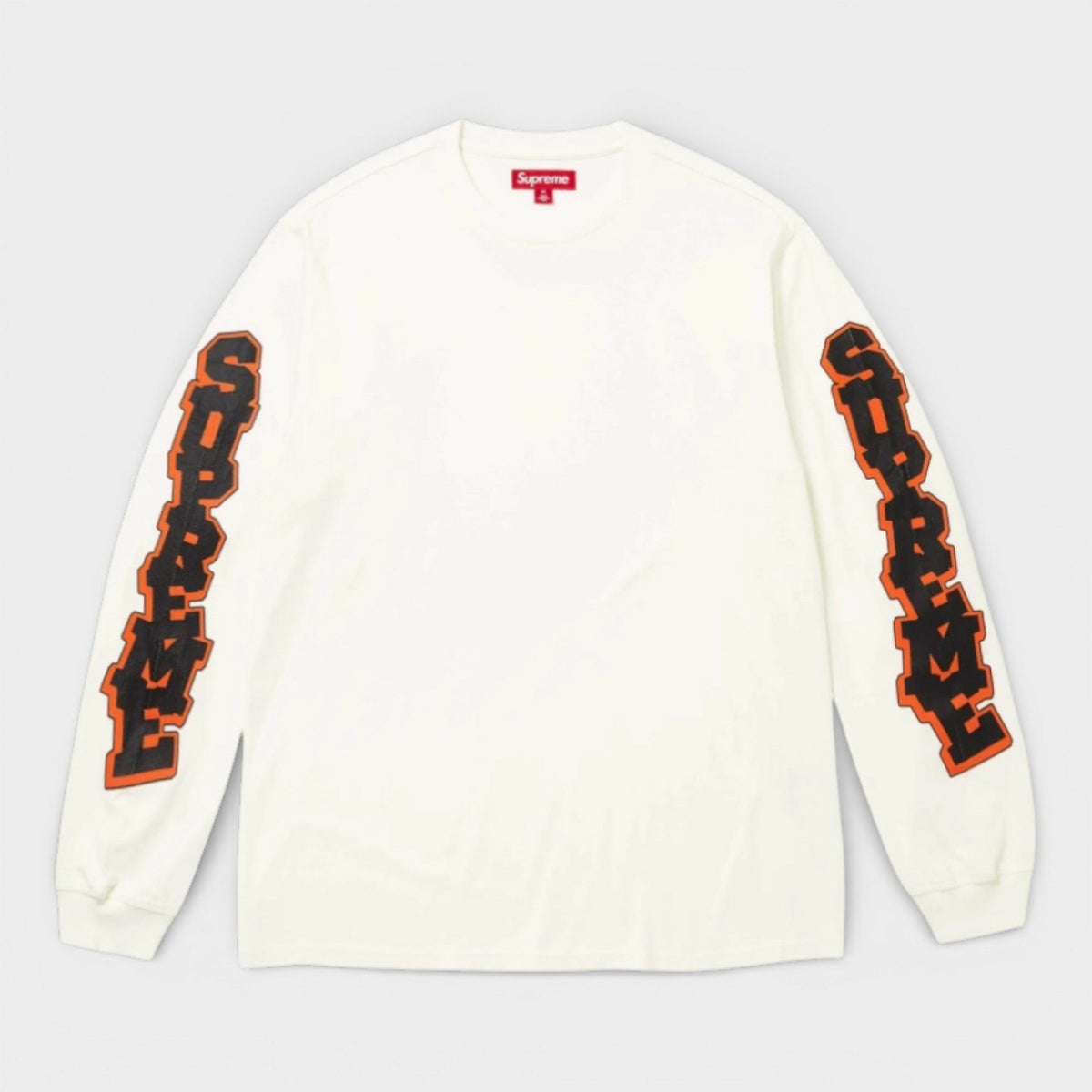 Supreme シュプリーム 2026SS Cracked Sleeve L/S Top Tee クラックドスリーブ ロングスリーブトップTシャツ ウォッシュドホワイト
