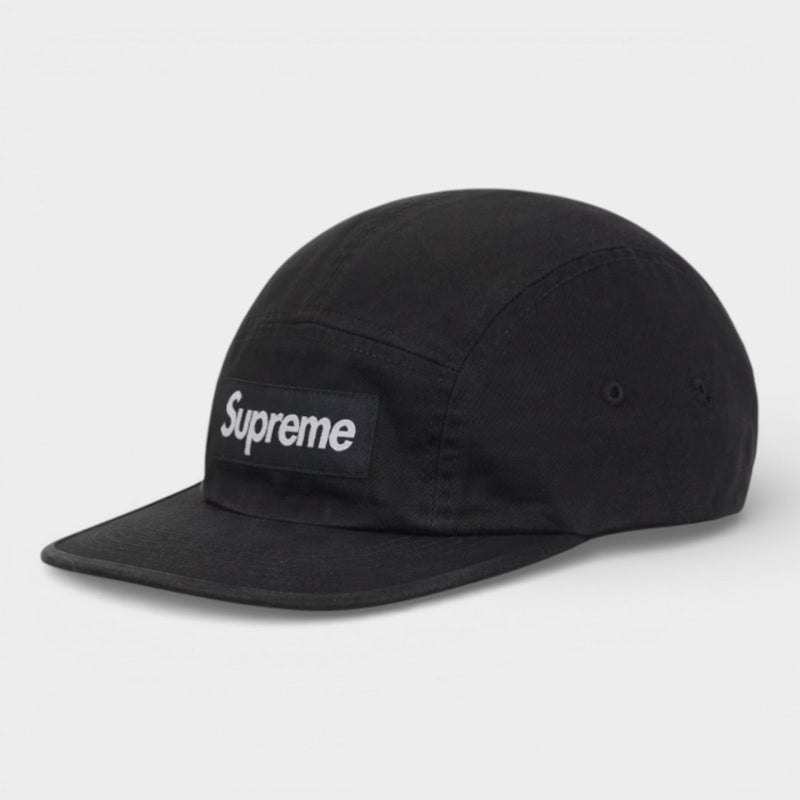 Supreme シュプリーム 2026SS Washed Chino Twill Camp Cap　ウォッシュド チノツイル キャンプキャップ ブラック