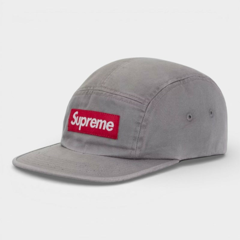 Supreme シュプリーム 2026SS Washed Chino Twill Camp Cap　ウォッシュド チノツイル キャンプキャップ グレー