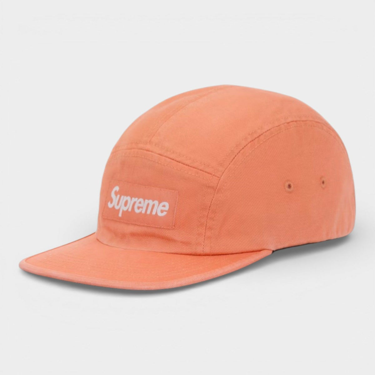  Supreme シュプリーム 2026SS Washed Chino Twill Camp Cap　ウォッシュド チノツイル キャンプキャップ ライトオレンジ