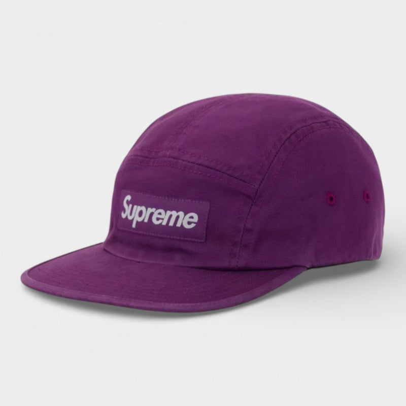  Supreme シュプリーム 2026SS Washed Chino Twill Camp Cap　ウォッシュド チノツイル キャンプキャップ パープル