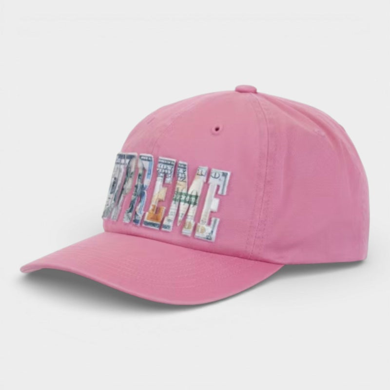 Supreme シュプリーム 2026SS Embroidered Money Logo 6-Panel Cap エンブロイダード マネーロゴ 6パネルキャップ ピンク