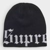 Supreme シュプリーム 2026SS Old English Printed Beanie オールドイングリッシュ プリンテッドビーニー ブラック