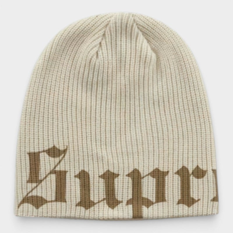 Supreme シュプリーム 2026SS Old English Printed Beanie オールドイングリッシュ プリンテッドビーニー ストーン