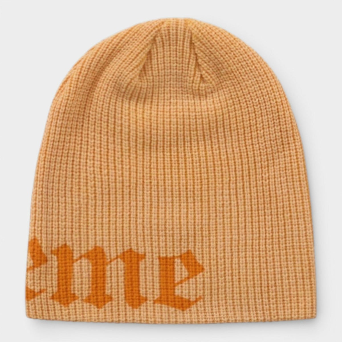 Supreme シュプリーム 2026SS Old English Printed Beanie オールドイングリッシュ プリンテッドビーニー ライトオレンジ1