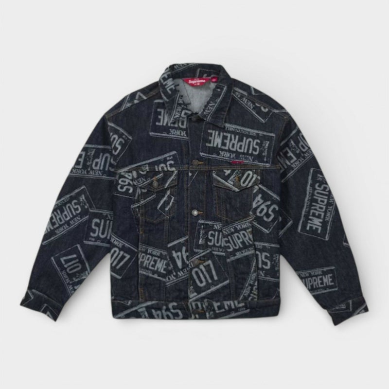  Supreme シュプリーム 2026SS Denim Trucker Jacket デニムトラッカージャケット　ライセンスプレート