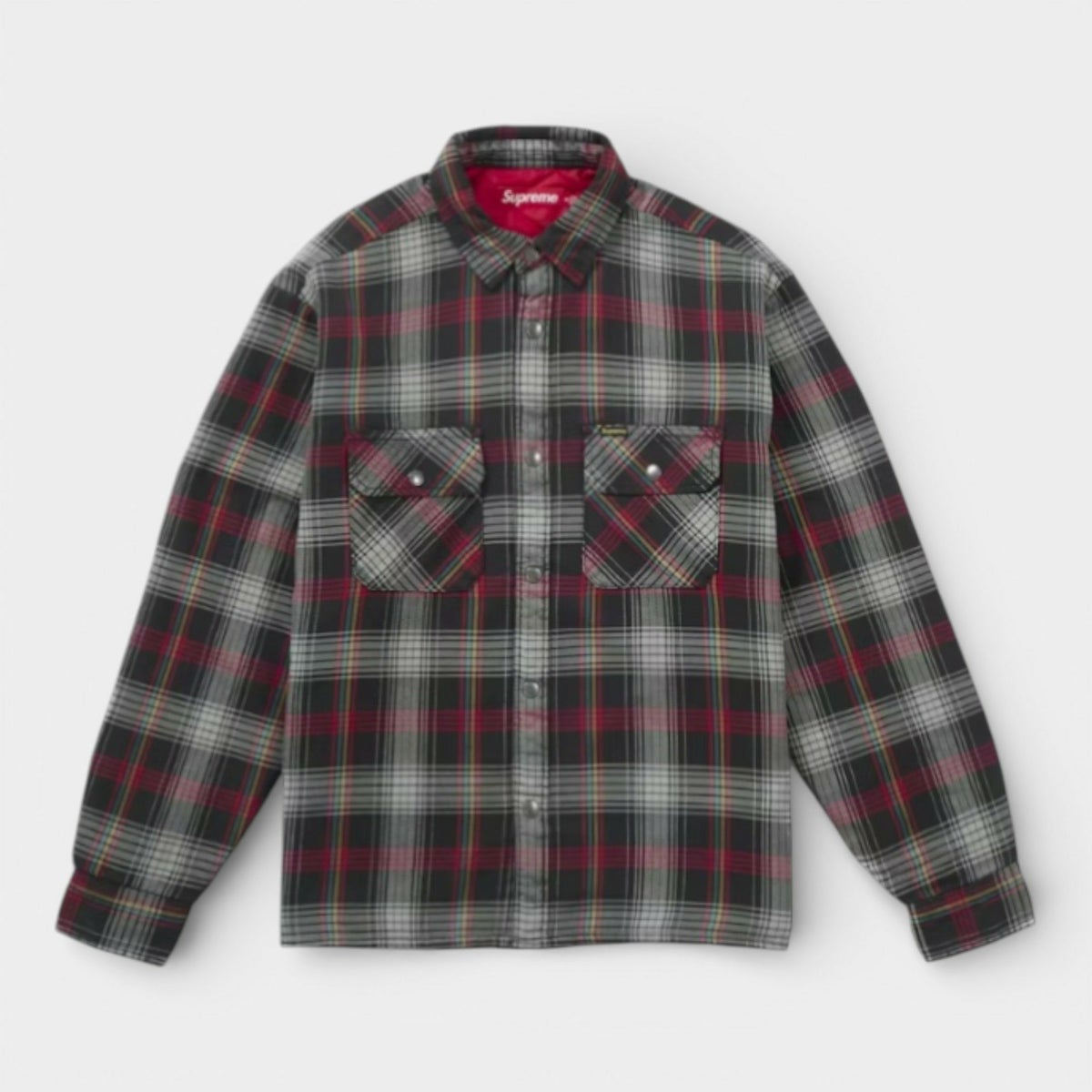 Supreme シュプリーム 2026SS Quilted Lined Flannel Snap Shirt キルテッドラインド フランネルスナップシャツ ブラック