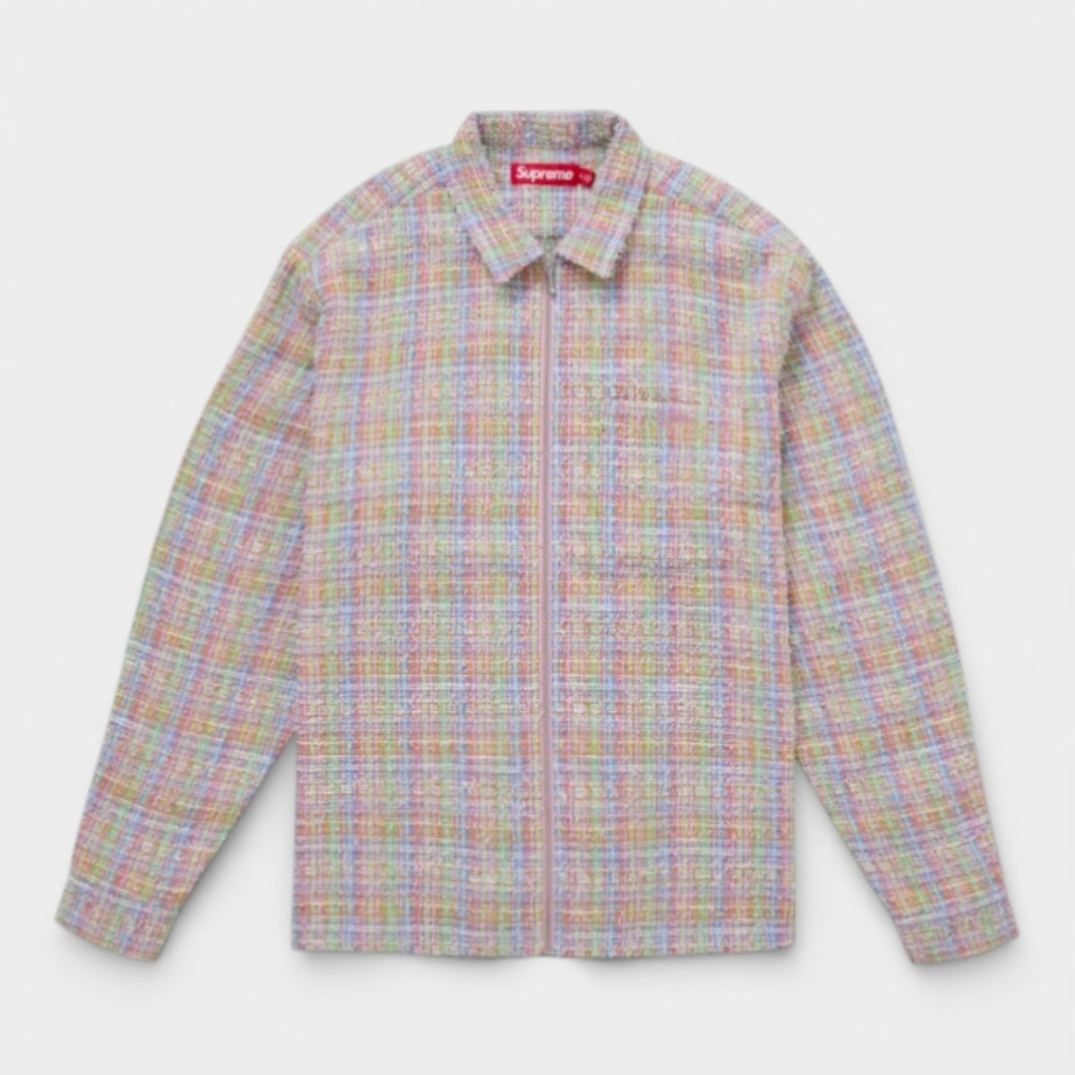 Supreme シュプリーム 2026SS Boucle Zip Up Shirt ブークレ ジップアップ シャツ マルチカラー