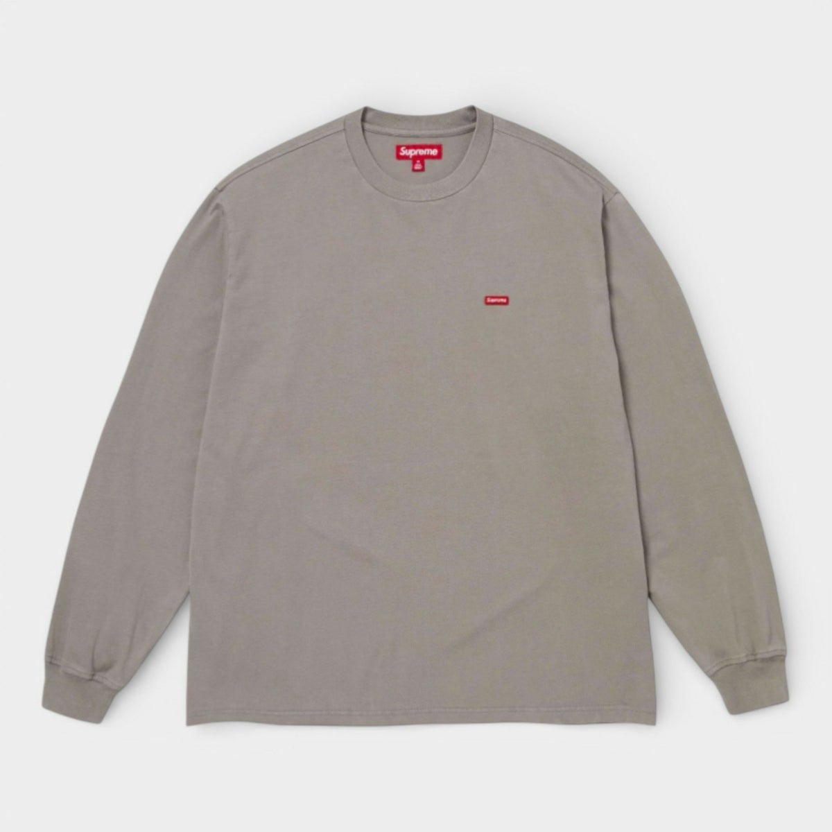 Supreme シュプリーム 2026SS Small Box L/S Tee スモールボックス ロングスリーブ Tシャツ グレー