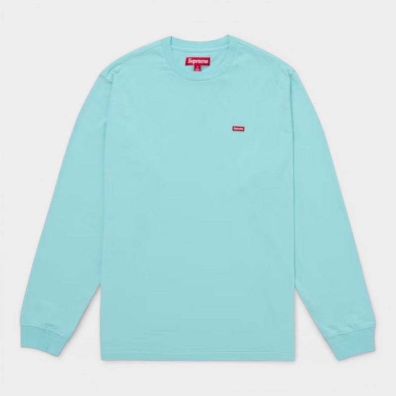 Supreme シュプリーム 2026SS Small Box L/S Tee スモールボックス ロングスリーブ Tシャツ シアン
