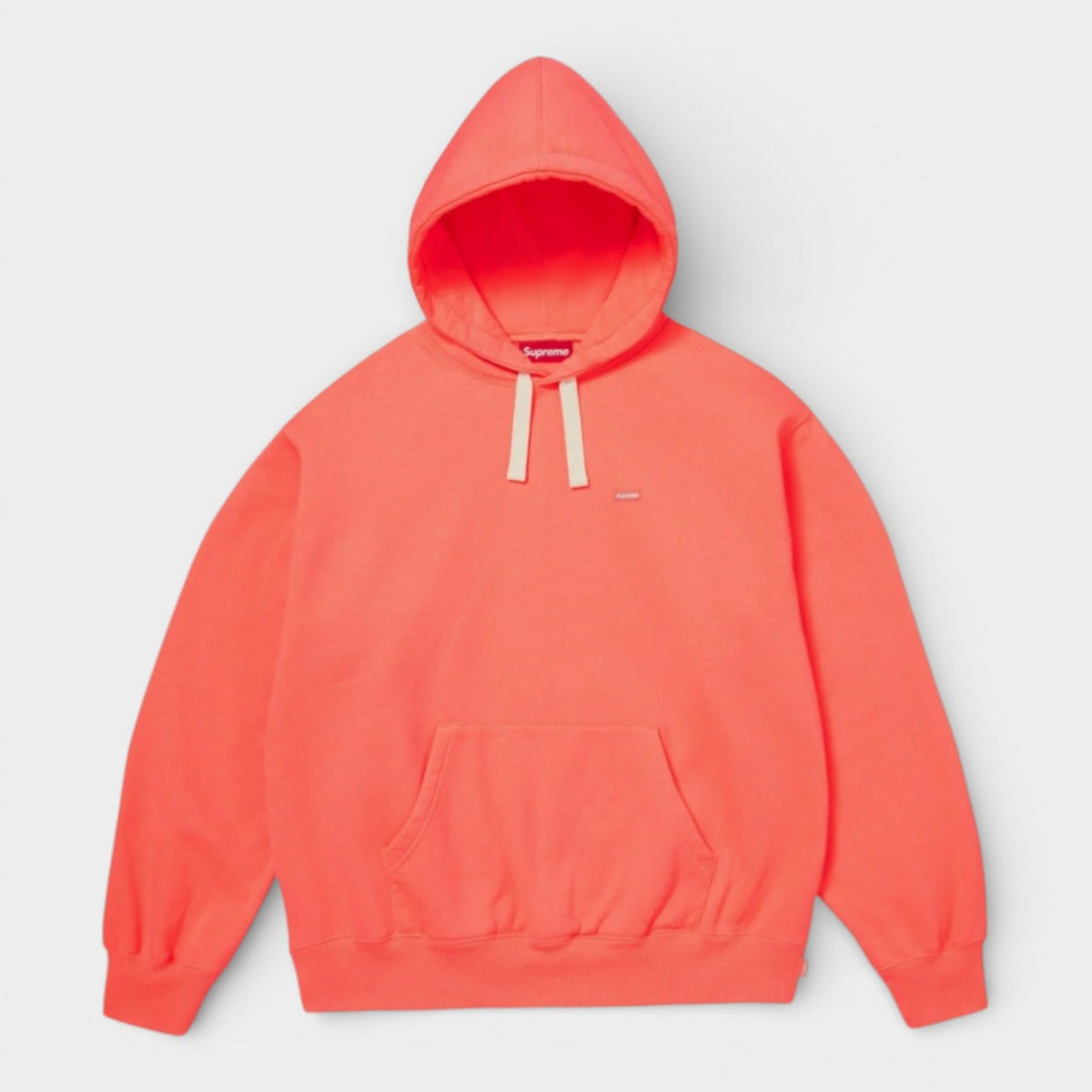 Supreme シュプリーム 2026SS Small Box Drawcord Hooded Sweatshirt スモールボックス ドローコード フーデッドスウェットパーカー フラレセントピンク