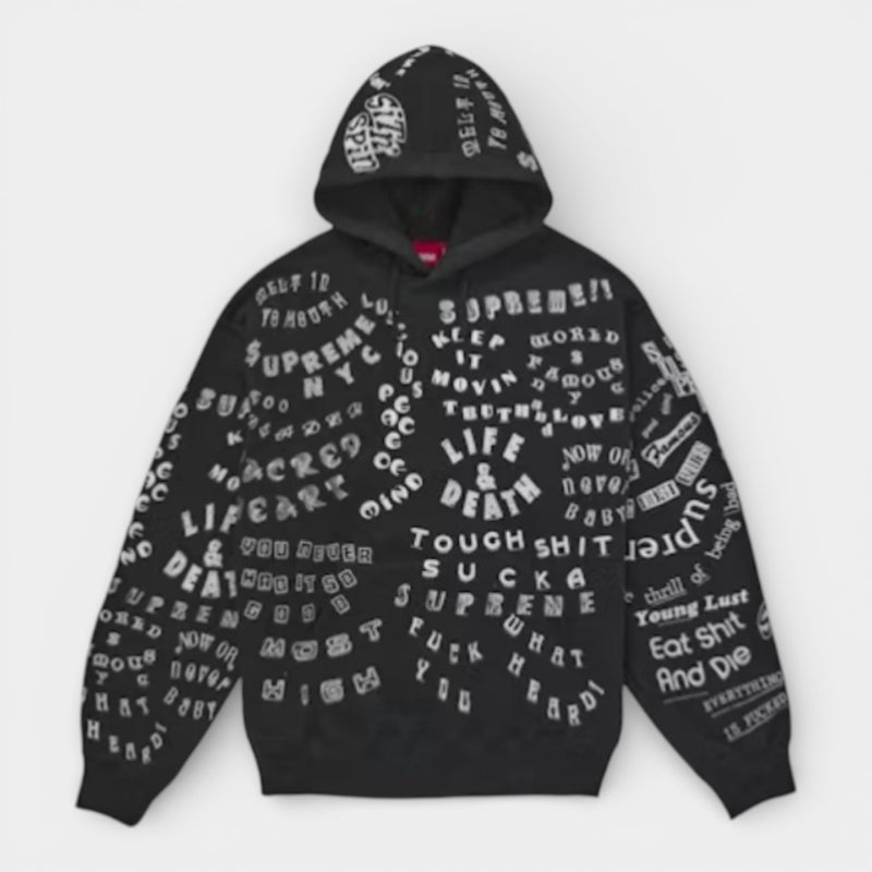 Supreme シュプリーム 2026SS Too Deadly Hooded Sweatshirt トゥーデッドリー フーデッドスウェットパーカー ブラック