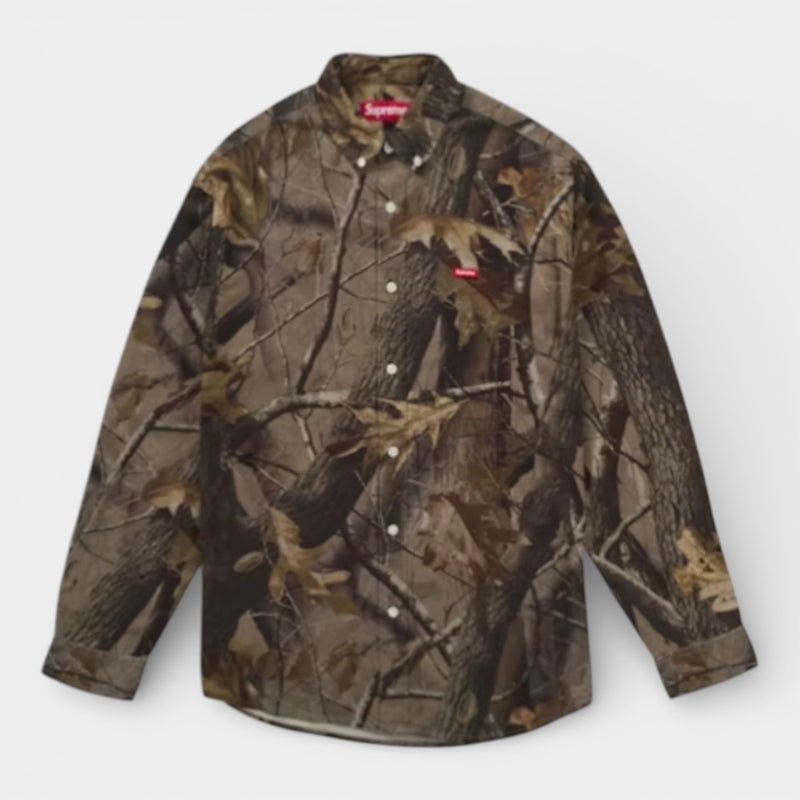 Supreme シュプリーム 2026SS Small Box Shirt スモールボックス シャツ　リアルツリーハードウッドカモ