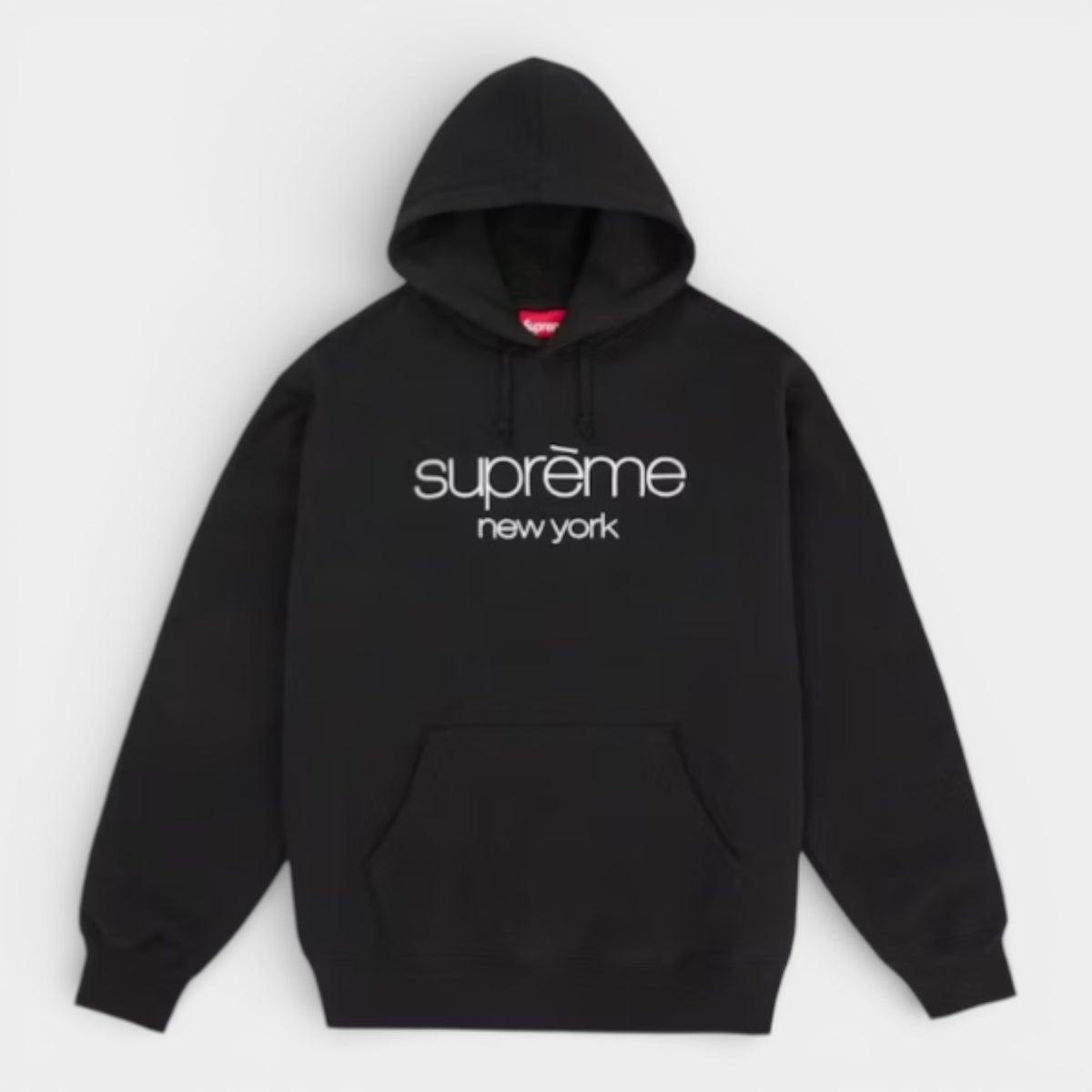  Supreme シュプリーム 2026SS Classic Logo Hooded Sweatshirt クラシックロゴ フーデッドスウェットパーカー ブラック