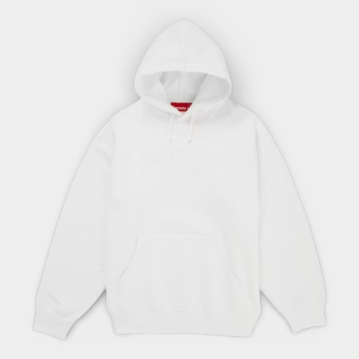 Supreme シュプリーム 2026SS Classic Logo Hooded Sweatshirt クラシックロゴ フーデッドスウェットパーカー ホワイト