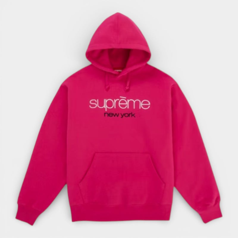Supreme シュプリーム 2026SS Classic Logo Hooded Sweatshirt クラシックロゴ フーデッドスウェットパーカー ブライトフーシャ
