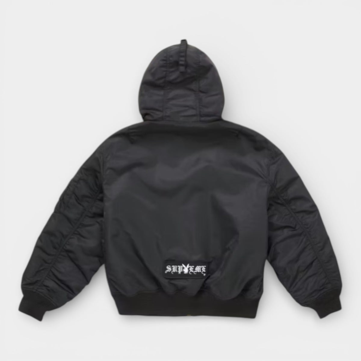 Supreme シュプリーム 2026SS Playboy Hooded MA-1 プレイボーイ フーデッド MA-1　ブラック1