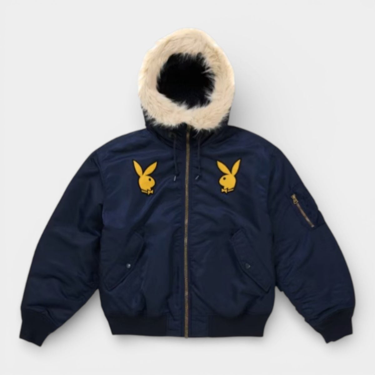 Supreme シュプリーム 2026SS Playboy Hooded MA-1 プレイボーイ フーデッド MA-1　ネイビー
