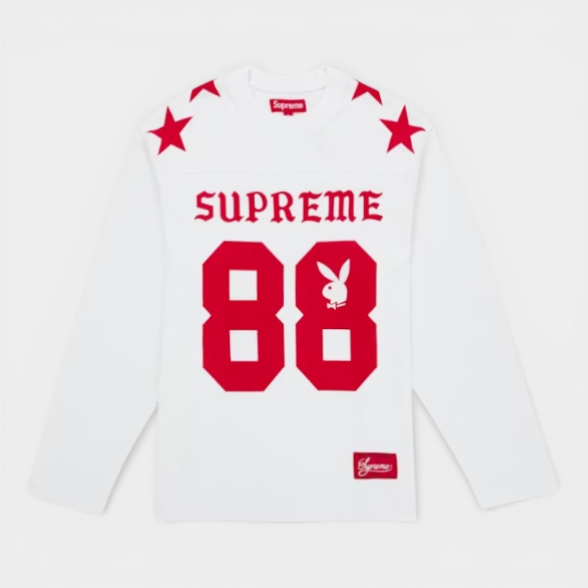 Supreme シュプリーム 2026SS Playboy L/S Football Top　プレイボーイ ロングスリーブ フットボールトップTシャツ ホワイト