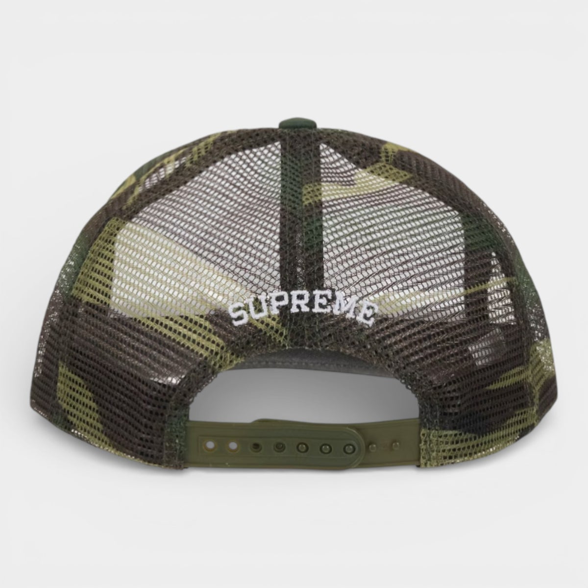  Supreme シュプリーム 2026SS Playboy Mesh Back 5-Panel プレイボーイ メッシュバック 5パネル キャップ ウッドランドカモ1