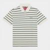 Supreme シュプリーム 2026SS Washed Stripe Polo　ウォッシュド ストライプポロシャツ ホワイト