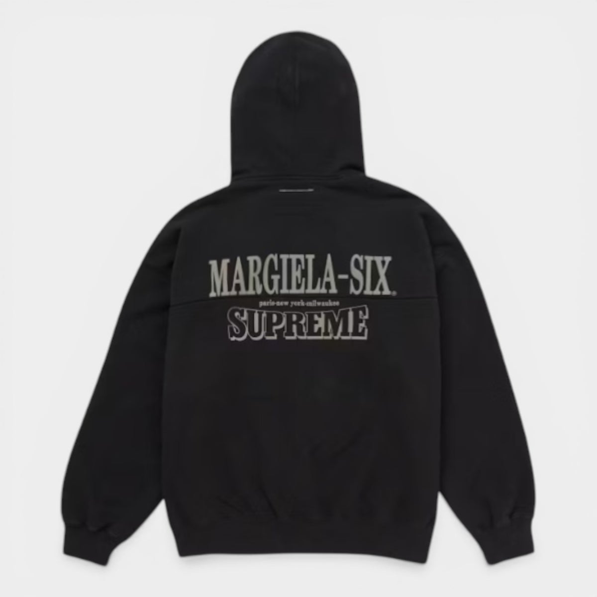 Supreme シュプリーム 2026SS MM6 Maison Margiela Eagle Zip Up Hooded Sweatshirt MM6 メゾンマルジェラ イーグル ジップアップ フーデッドスウェットパーカー ブラック1