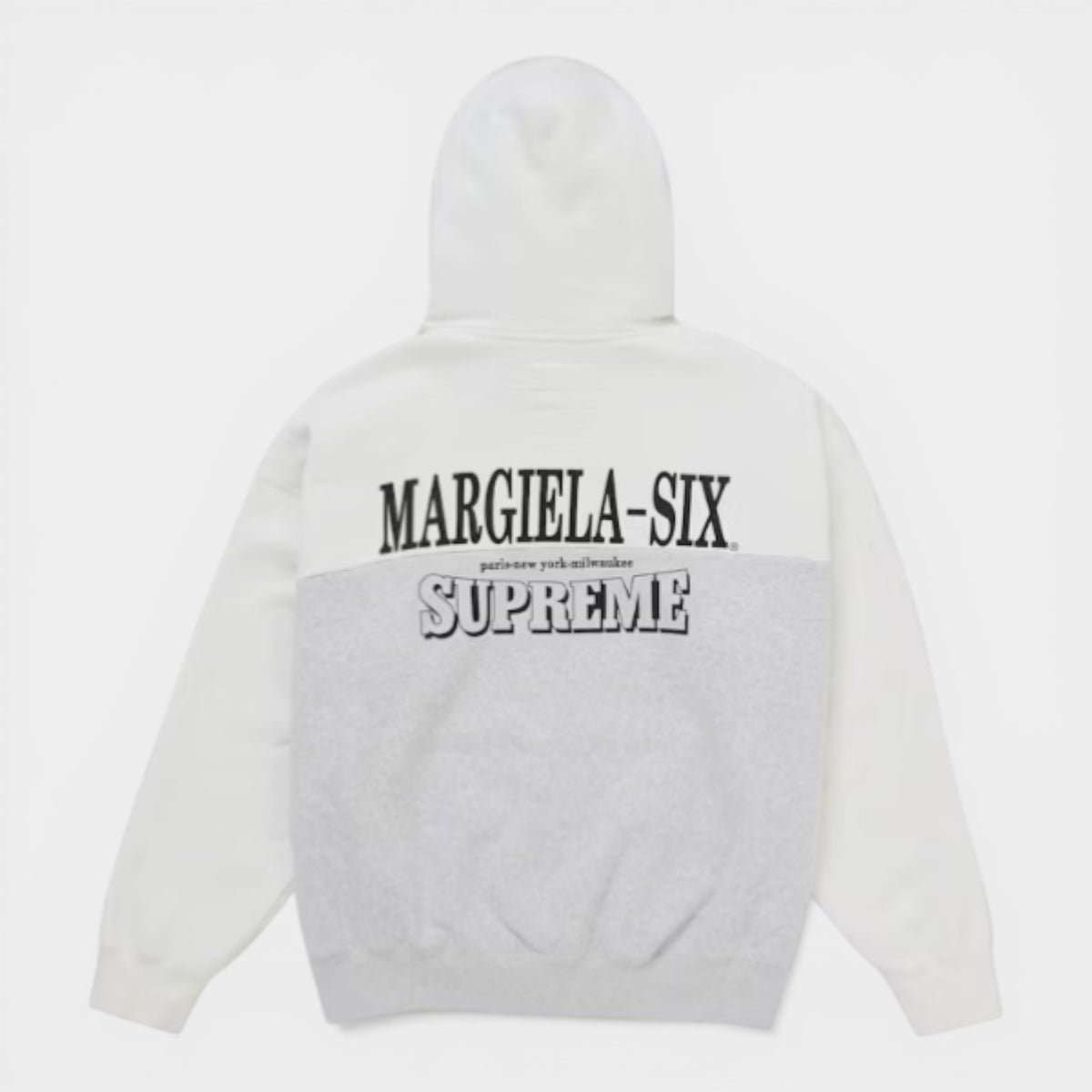  Supreme シュプリーム 2026SS MM6 Maison Margiela Eagle Zip Up Hooded Sweatshirt MM6 メゾンマルジェラ イーグル ジップアップ フーデッドスウェットパーカー アッシュグレー1