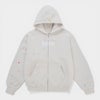 Supreme シュプリーム 2026SS MM6 Maison Margiela Box Logo Zip Up Hooded Sweatshirt　MM6 メゾンマルジェラ ボックスロゴ ジップアップ フーデッドスウェットパーカー ホワイト