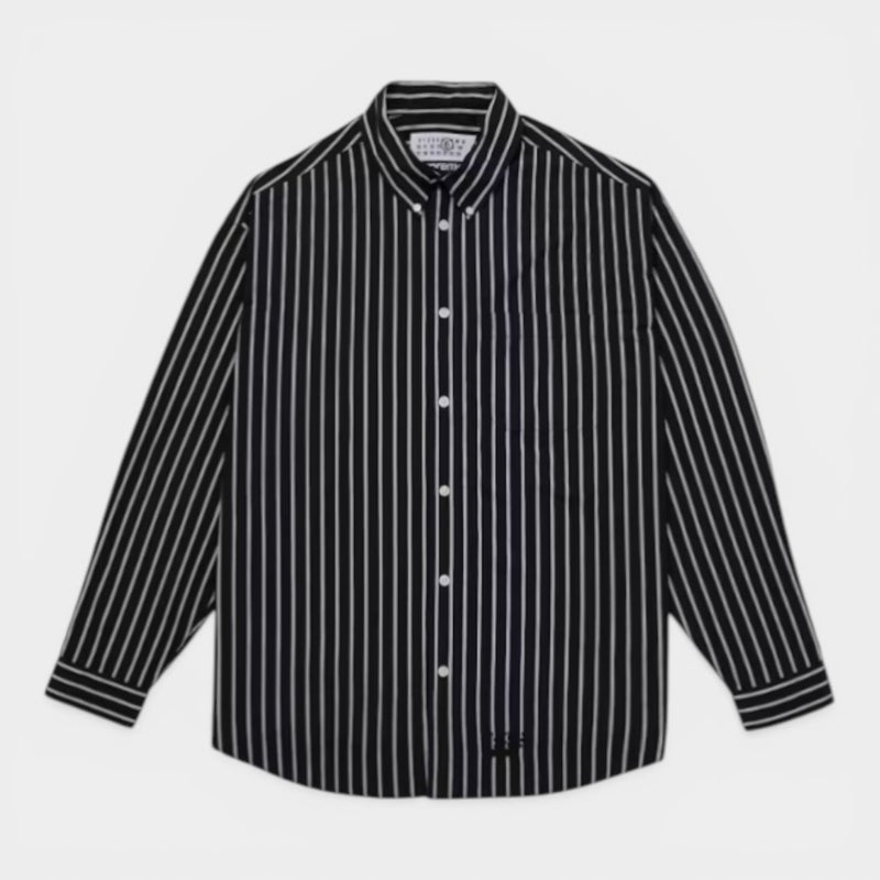 Supreme シュプリーム 2026SS MM6 Maison Margiela Stripe Shirt MM6 メゾンマルジェラ ストライプシャツ ブラック