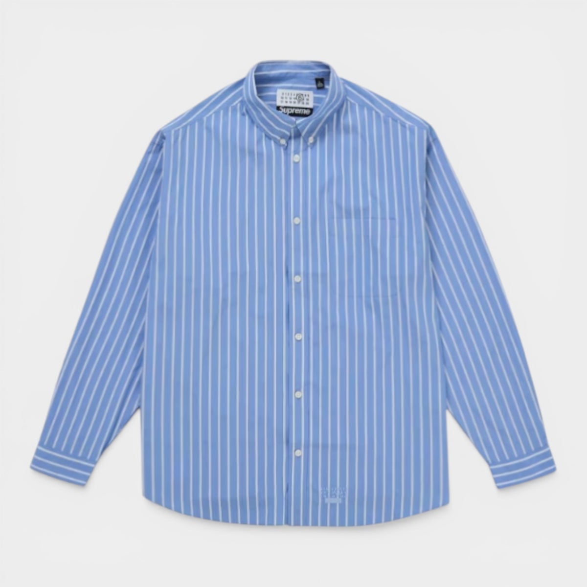 Supreme シュプリーム 2026SS MM6 Maison Margiela Stripe Shirt MM6 メゾンマルジェラ ストライプシャツ ブルー