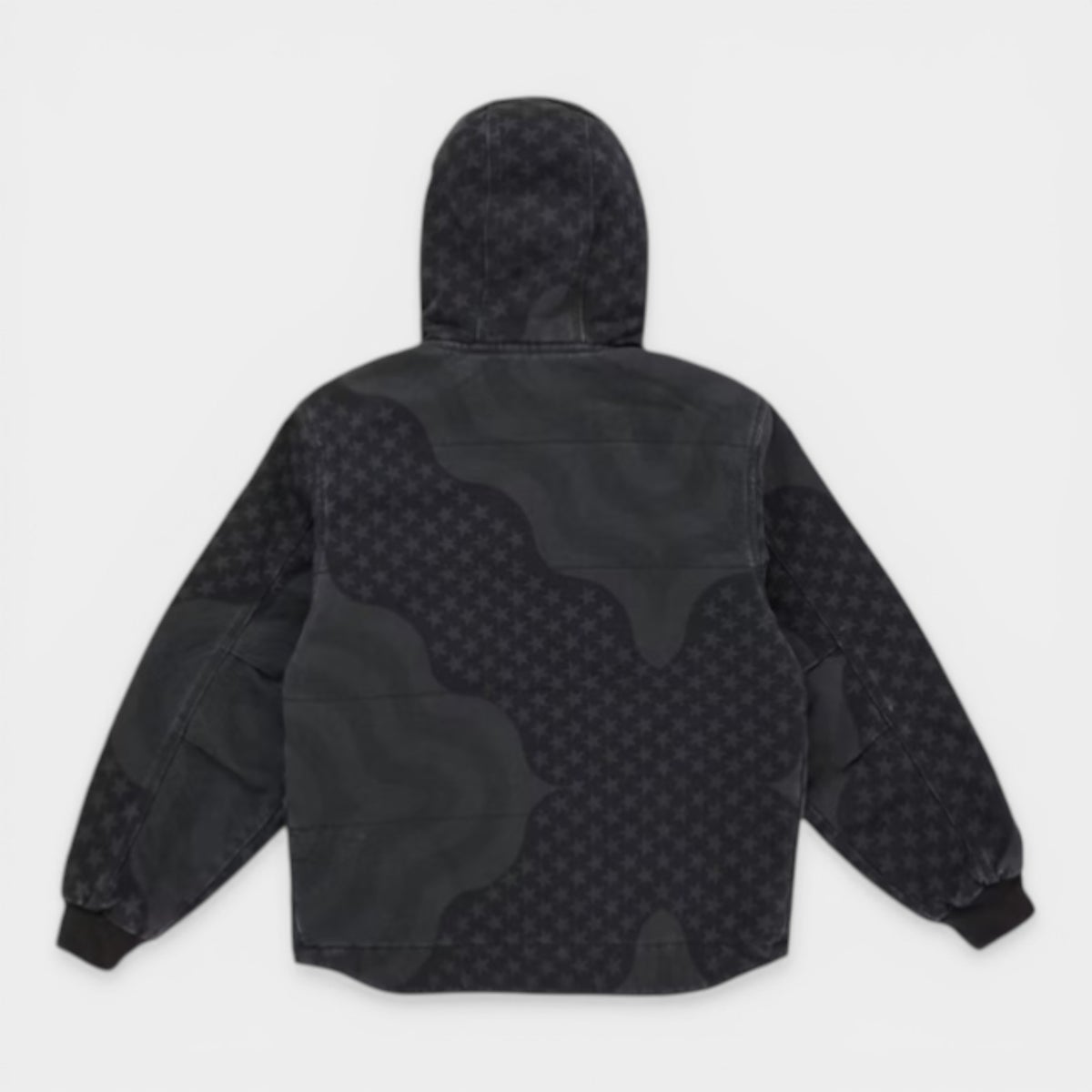 Supreme シュプリーム 2026SS Flag Quilted Hooded Work Jacket フラッグ キルテッド フーデッドワークジャケット　ブラック1
