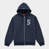 Supreme シュプリーム 2026SS Devil S Logo Zip Up Hooded Sweatshirt デビル Sロゴ ジップアップ フーデッドスウェットパーカー ストライプ