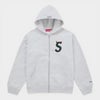 Supreme シュプリーム 2026SS Devil S Logo Zip Up Hooded Sweatshirt デビル Sロゴ ジップアップ フーデッドスウェットパーカー アッシュグレー