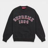 Supreme シュプリーム 2026SS Plaid Arc Crewneck　プラッド アーク クルーネック ブラック