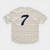 Supreme シュプリーム 2026SS Floral Jacquard Baseball Jersey　フローラル ジャガード ベースボールジャージー　ホワイト1