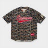Supreme シュプリーム 2026SS Floral Jacquard Baseball Jersey　フローラル ジャガード ベースボールジャージー　ネイビー