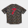 Supreme シュプリーム 2026SS Floral Jacquard Baseball Jersey　フローラル ジャガード ベースボールジャージー　ネイビー1