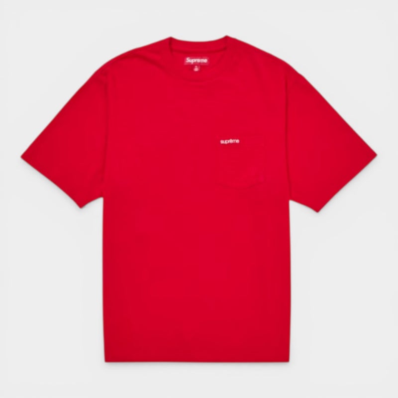 Supreme シュプリーム 2026SS S/S Pocket Tee ショートスリーブポケットTシャツ　レッド
