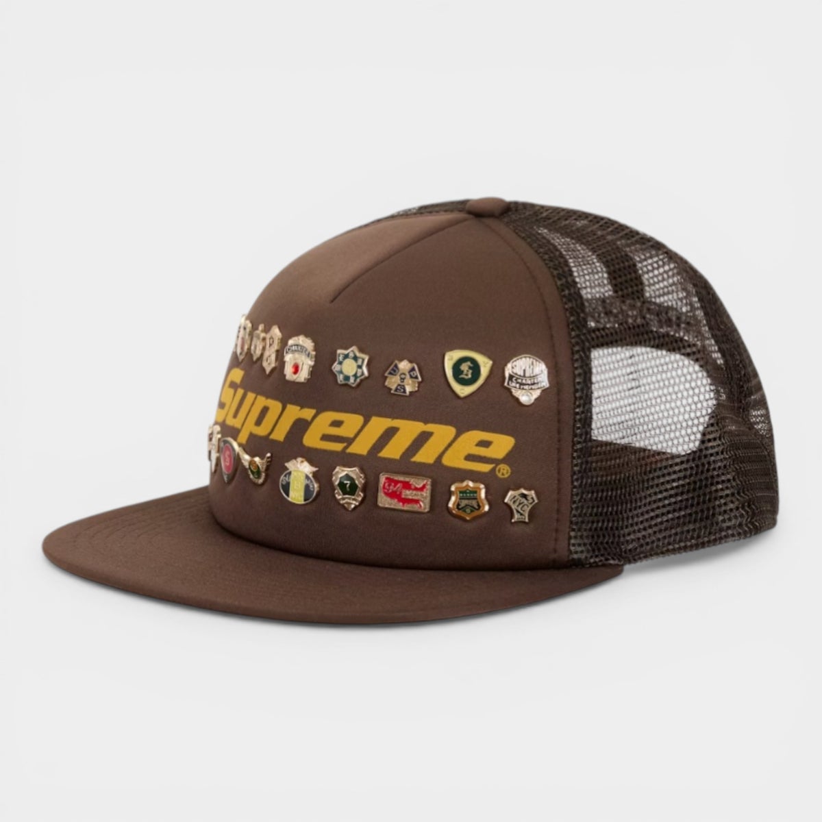  Supreme シュプリーム 2026SS Pins Mesh Back 5-Panel Cap ピンズ メッシュバック 5パネルキャップ ブラウン