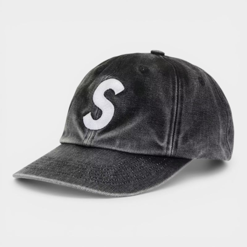  Supreme シュプリーム 2026SS Pigment Coated S Logo 6-Panel ピグメントコーテッド Sロゴ 6パネル ブラック