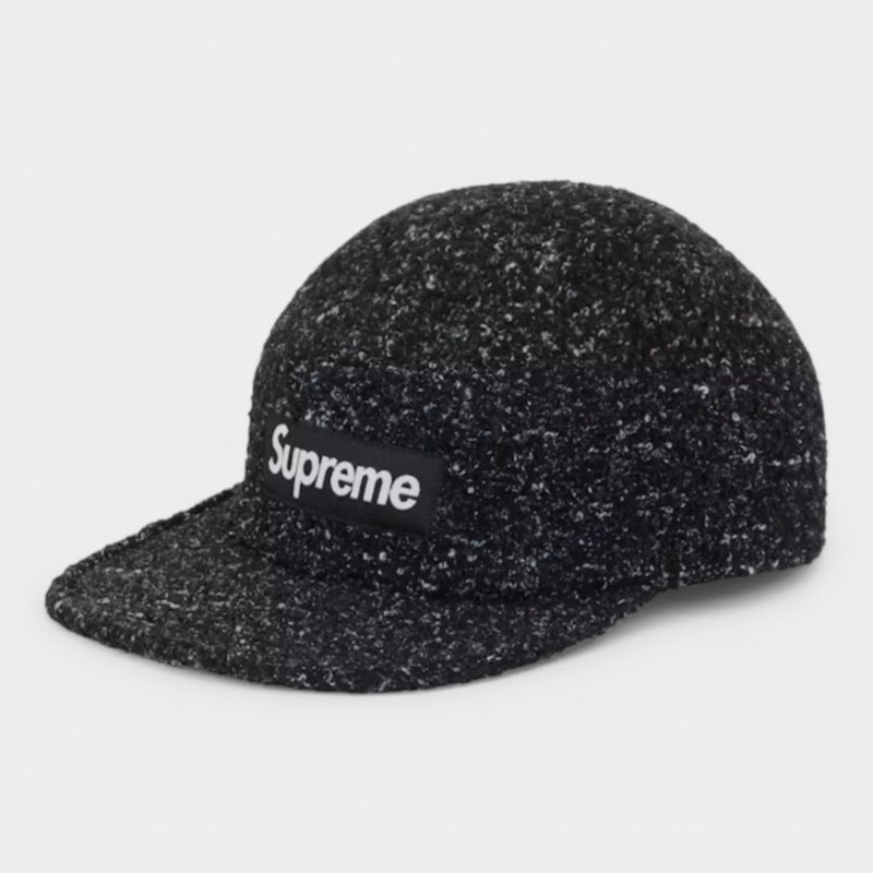 Supreme シュプリーム 2026SS Boucle Camp Cap　ブークレ キャンプキャップ　ブラック