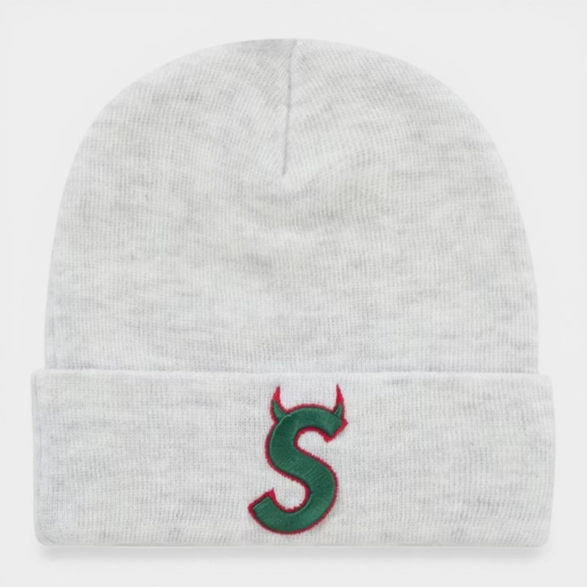 Supreme シュプリーム 2026SS New Era Devil S Logo Beanie ニューエラ デビル Sロゴ ビーニー アッシュグレー