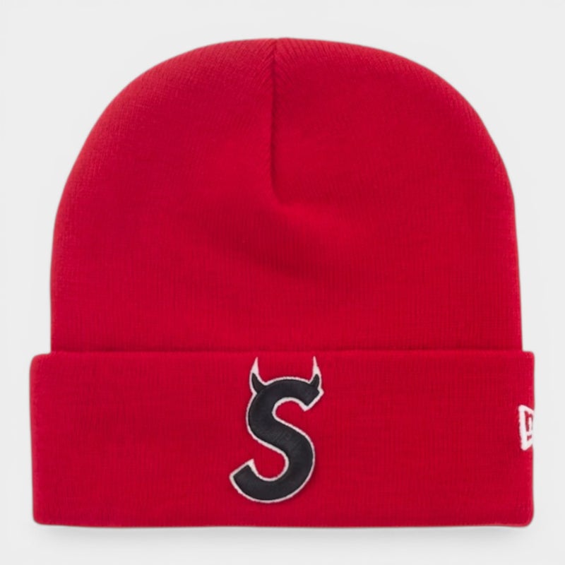  Supreme シュプリーム 2026SS New Era Devil S Logo Beanie ニューエラ デビル Sロゴ ビーニー レッド