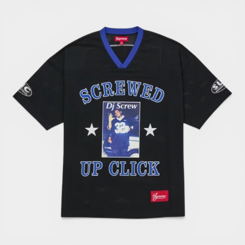Supreme シュプリーム 2026SS DJ Screw Football Jersey DJスクリュー フットボールジャージ ブラック