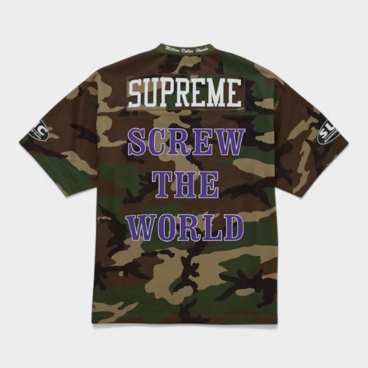  Supreme シュプリーム 2026SS DJ Screw Football Jersey DJスクリュー フットボールジャージ ウッドランドカモ1