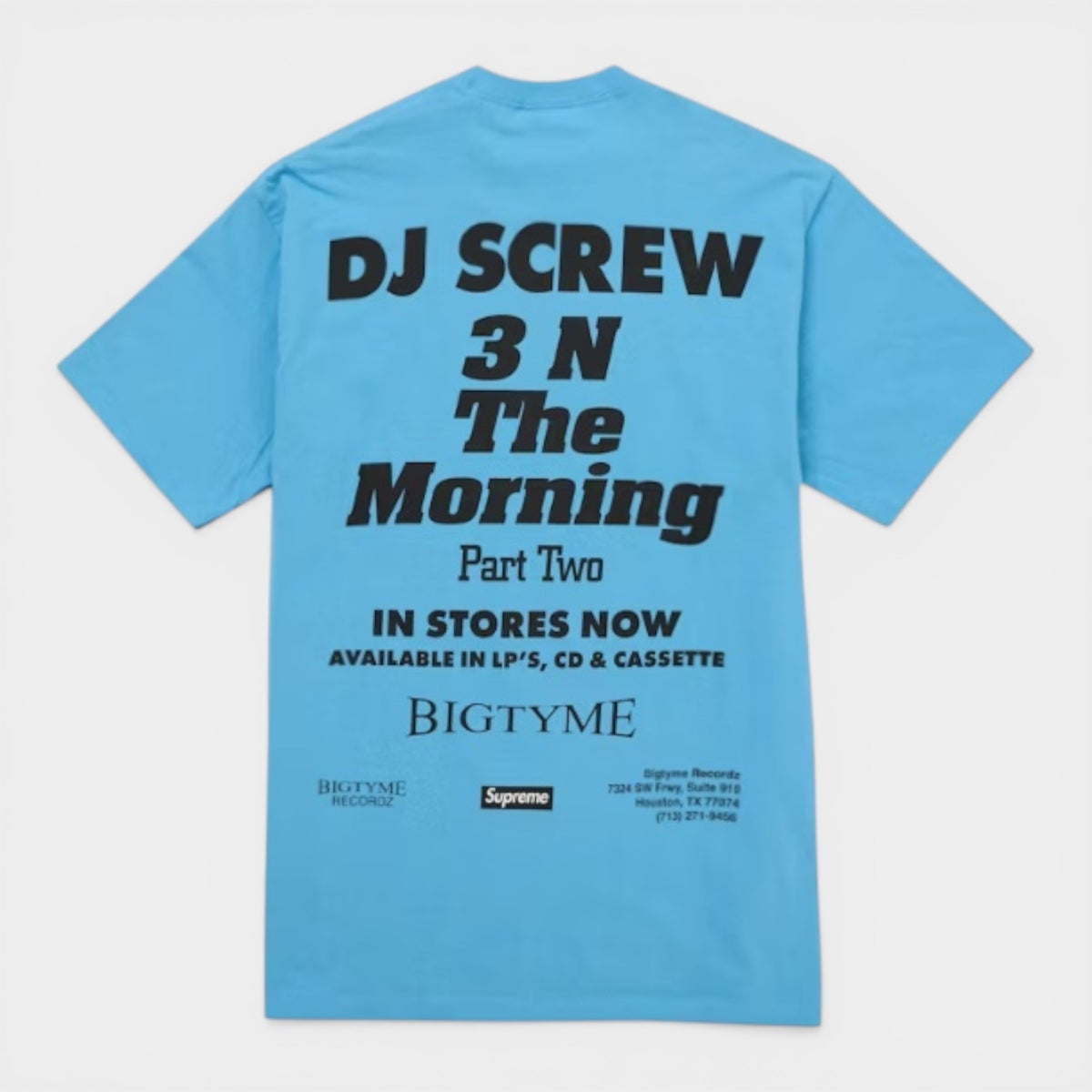 Supreme シュプリーム 2026SS DJ Screw SUC Tee DJスクリュー SUC Tシャツ ブルー1