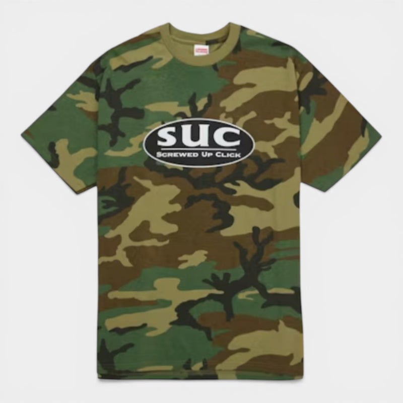  Supreme シュプリーム 2026SS DJ Screw SUC Tee DJスクリュー SUC Tシャツ ウッドランドカモ